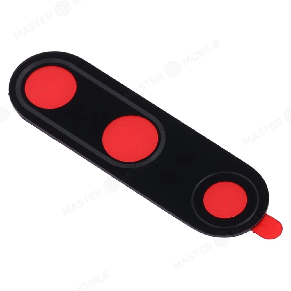 Стекло задней камеры для OnePlus 7 Pro (без рамки) (черный) фото №2