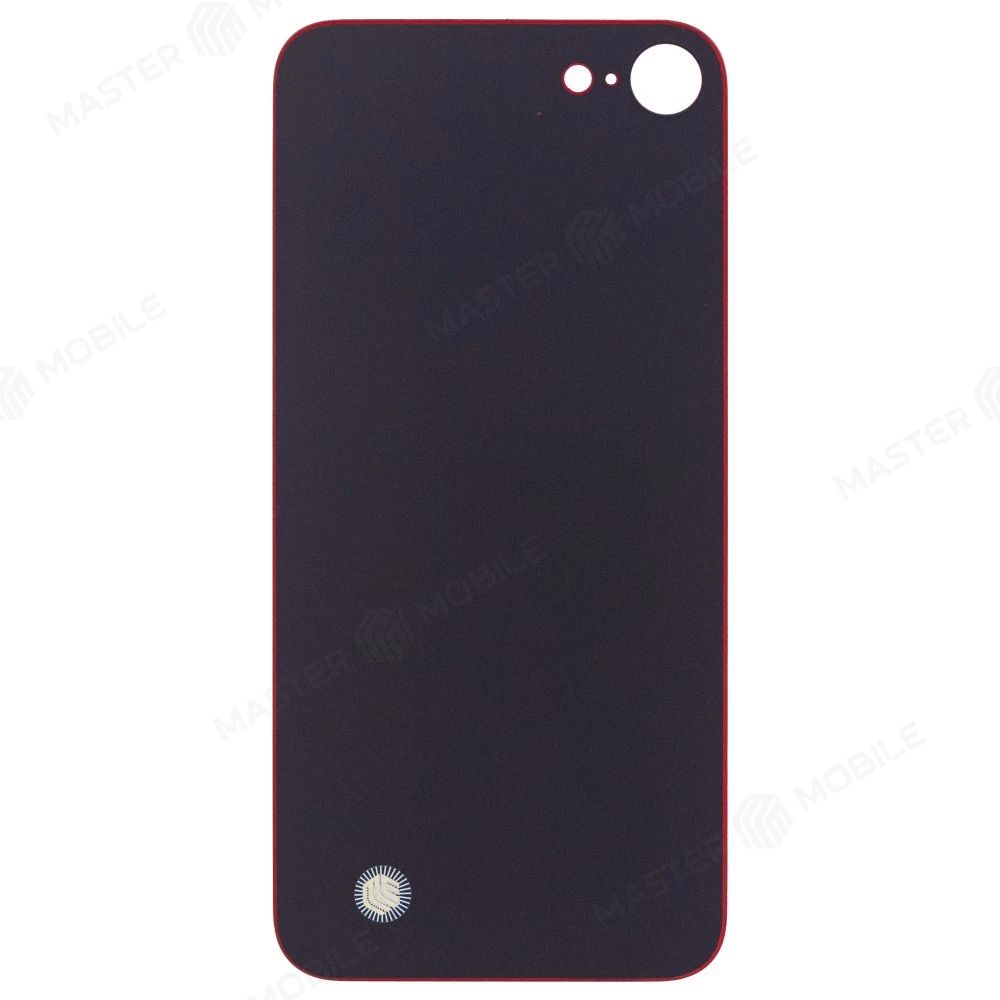 Задняя крышка для Apple iPhone SE 2020 (красный) (с широким отверстием) (Premium) фото №2