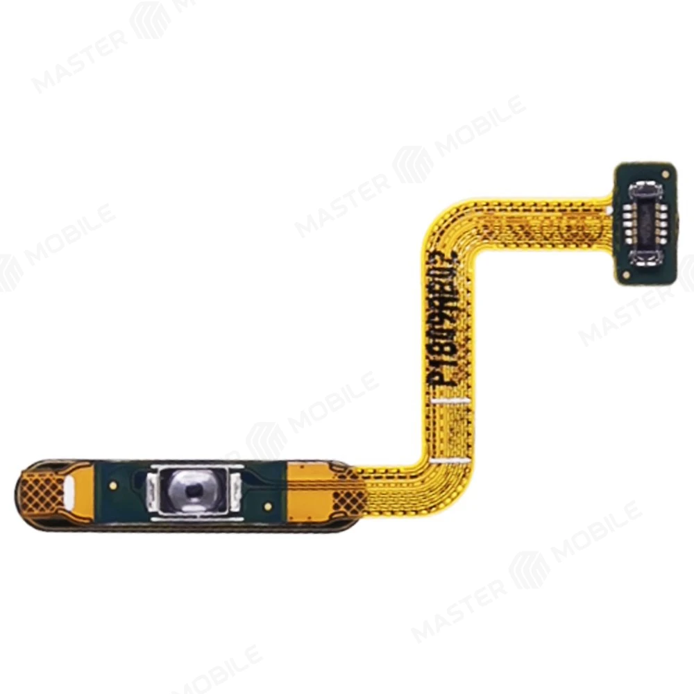 Шлейф для Samsung A225 Galaxy A22 с комп. + сканер отпечатка пальца (кнопка включения) (белый)  фото №2