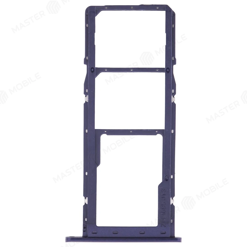 Держатель сим-карты для Samsung A015 Galaxy A01 / M015 Galaxy M01 (синий) фото №2