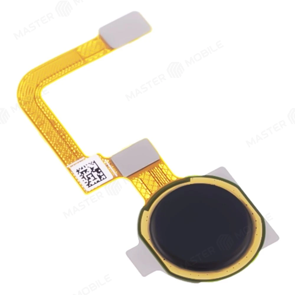 Шлейф для Realme C25Y (RMX3269) с комп. + сканер отпечатка пальца (черный)  фото №3