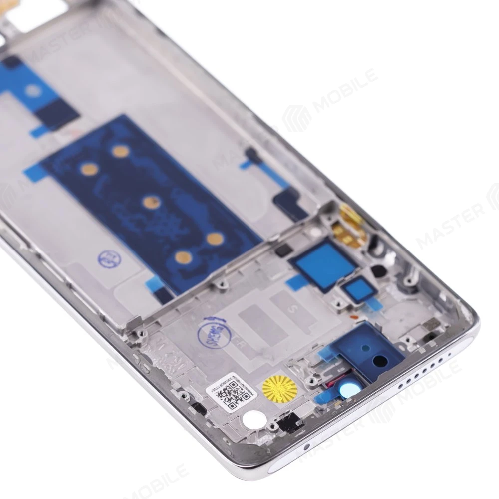 Рамка дисплея для Xiaomi 11T (21081111RG) / 11T Pro (2107113SG) (серебристый) фото №3