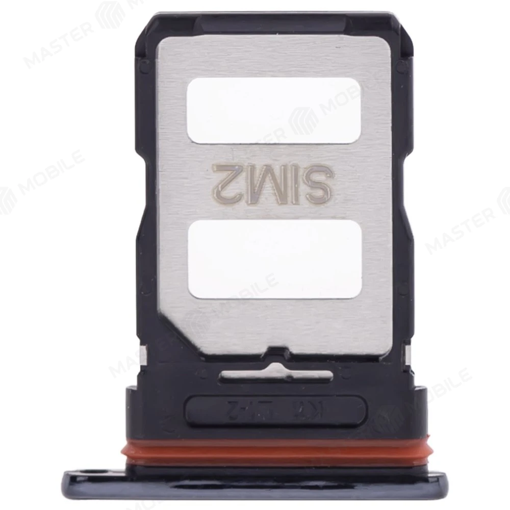 Держатель сим-карты для Xiaomi Poco F3 (M2012K11AG) / Mi 11i (M2012K11G) (черный)  фото №2