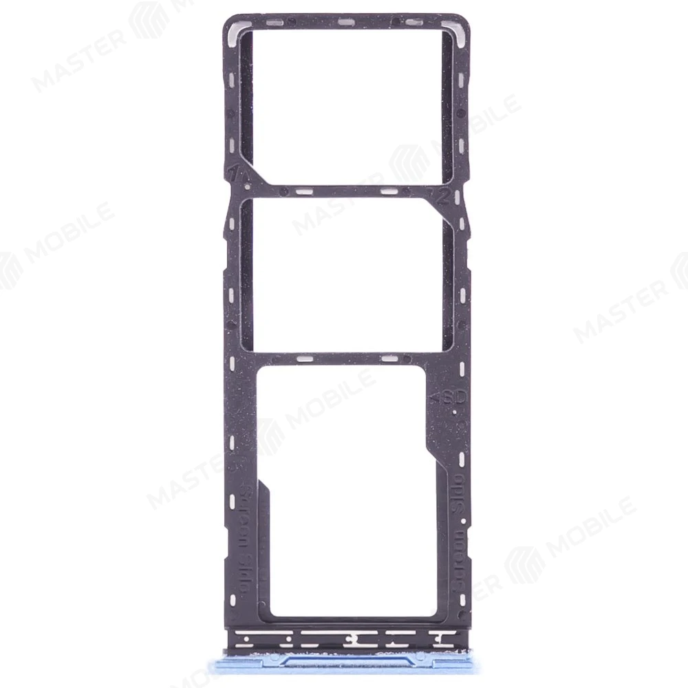 Держатель сим-карты для Tecno Spark 7 (KF6N) (синий) фото №1