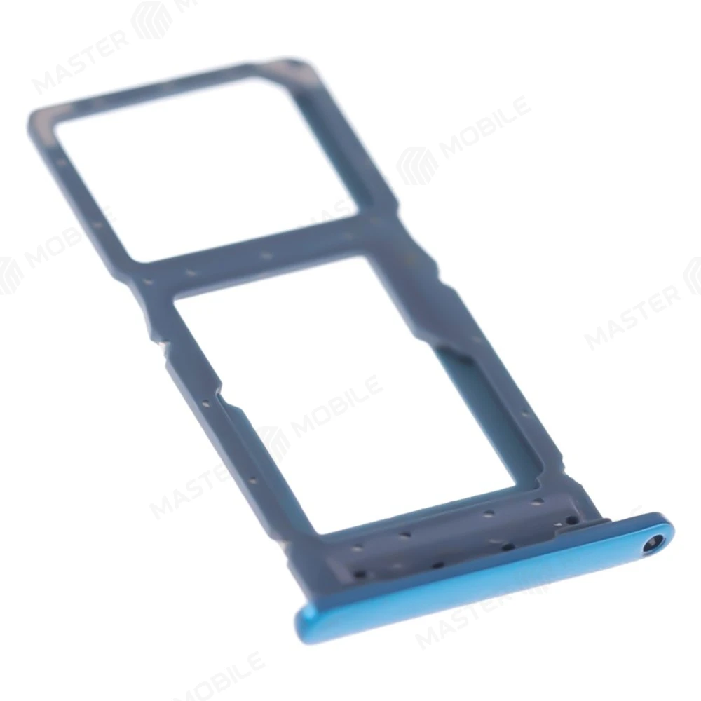 Держатель сим-карты для Huawei P Smart 2019 (POT-LX1) / Honor 20e (HRY-LX1T) (синий) фото №3