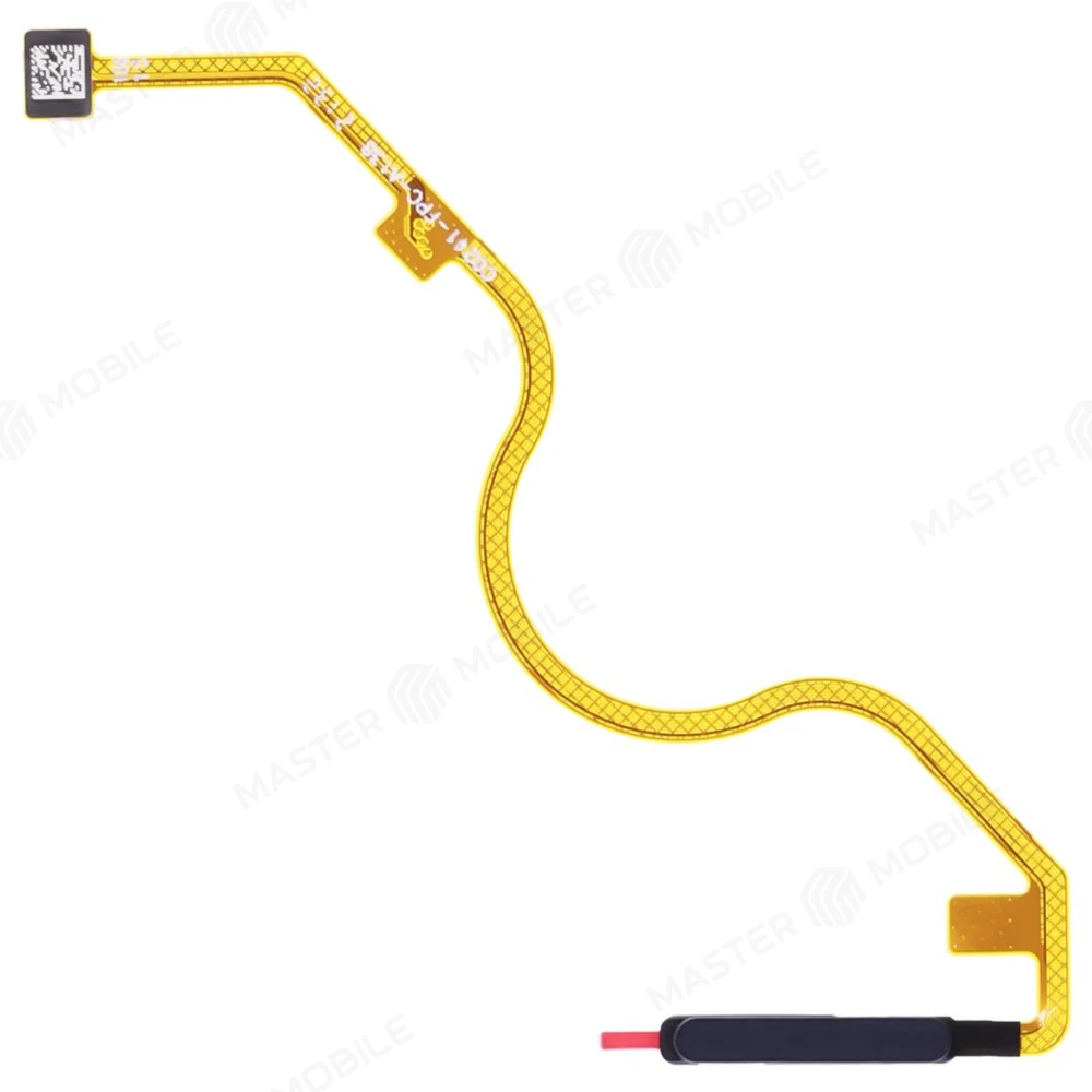 Шлейф для Infinix Note 12 (X663D) с комп. + сканер отпечатка пальца (черный)  фото №1