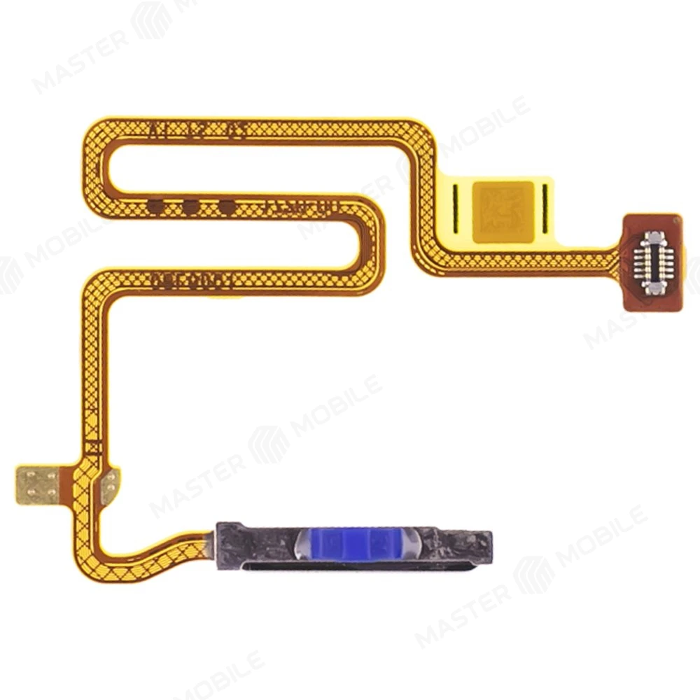 Шлейф для OPPO A55 4G (CPH2325) / A74 5G (CPH2197) с комп. + сканер отпечатка пальца (серебристый) фото №2