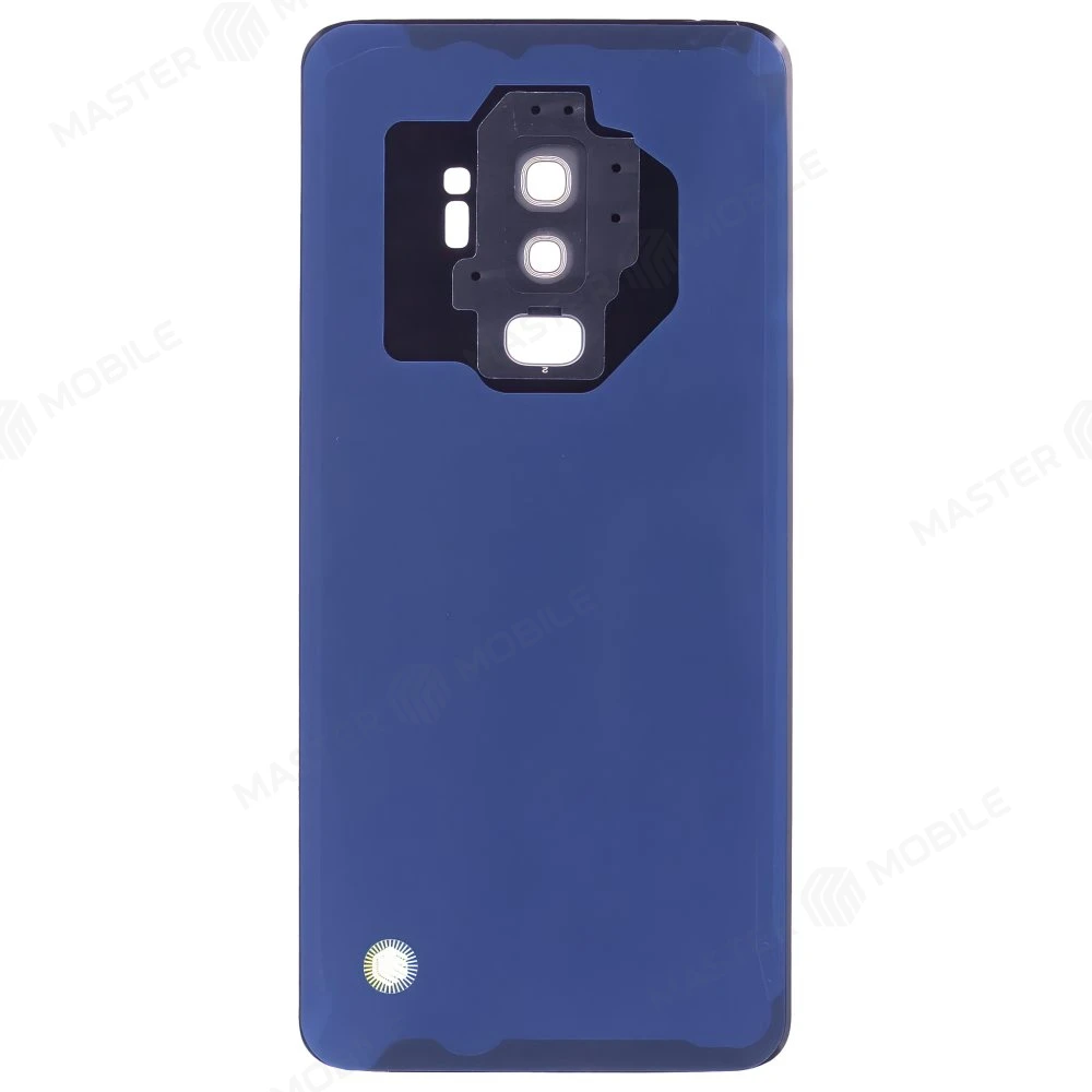 Задняя крышка для Samsung G965 Galaxy S9+ (черный) (в сборе со стеклом камеры) фото №2