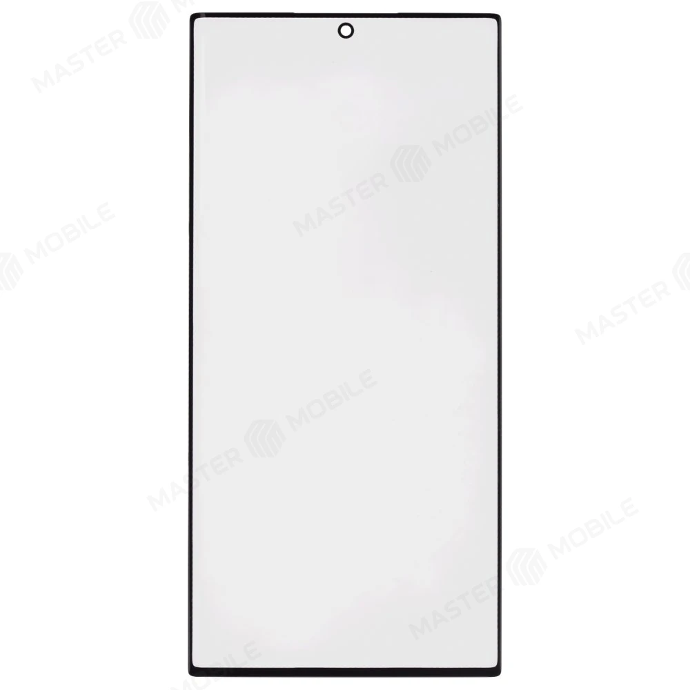 Стекло модуля для Samsung S908 Galaxy S22 Ultra + OCA (черный)  фото №1