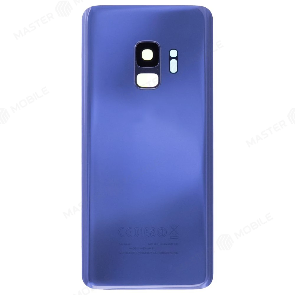 Задняя крышка для Samsung G960 Galaxy S9 (синий) (в сборе со стеклом камеры) фото №1