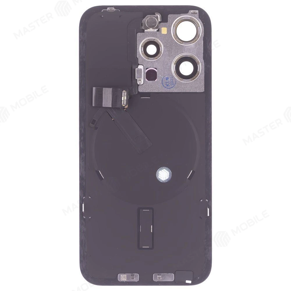 Задняя крышка для Apple iPhone 15 Pro (черный) (в сборе) (с разбора) (ORIG100) (возможен дефект ЛКП) фото №2