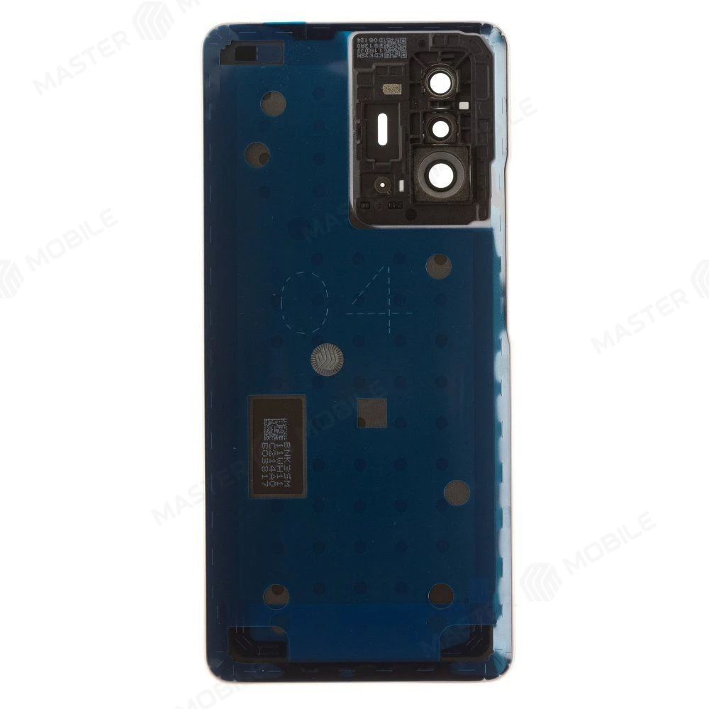 Задняя крышка для Xiaomi 11T Pro (2107113SG) (белый) (в сборе со стеклом камеры) (ORIG100)  фото №2