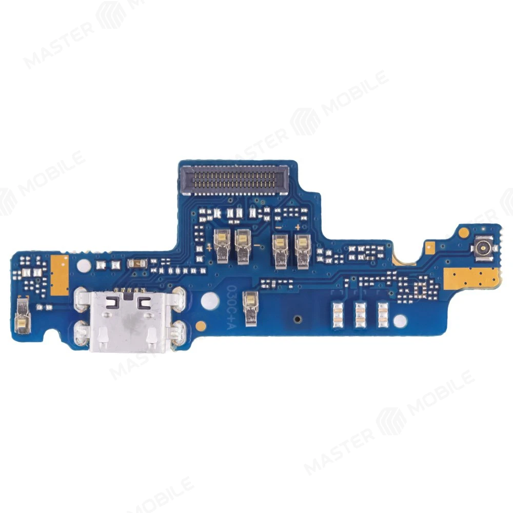 Нижняя плата для Xiaomi Redmi Note 4X с комп. + разъем зарядки + микрофон (узкий коннектор)  фото №1