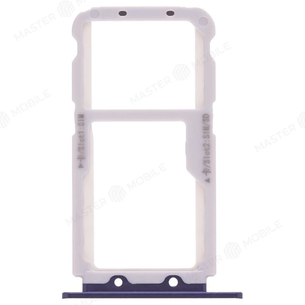 Держатель сим-карты для Huawei Honor View 10 (синий) фото №1