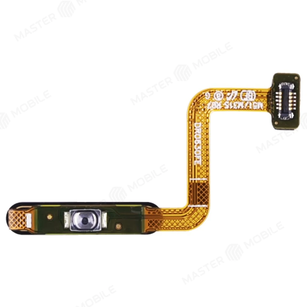 Шлейф для Samsung M317 Galaxy M31s / M515 Galaxy M51 с комп. + сканер отпечатка пальца (кнопка включения) (серый) фото №2