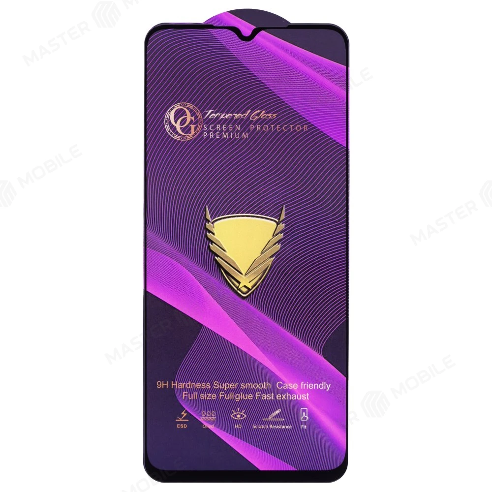 Защитное стекло OG Glass (3 в 1) для Vivo V21e (V2061) / V23e (V2116) (черный) фото №1