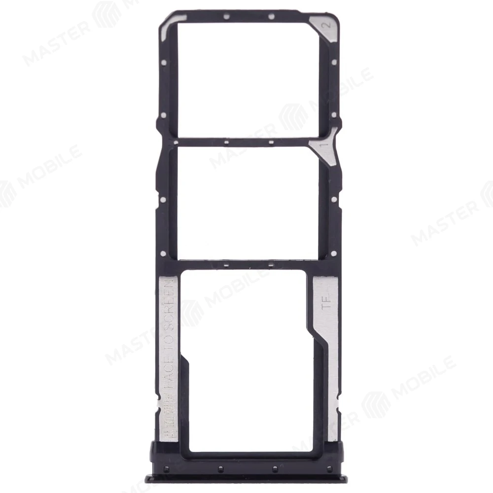 Держатель сим-карты для Xiaomi Redmi Note 8 (M1908C3JG) / Redmi Note 8T (M1908C3XG) / Redmi Note 8 2021 (M1908C3JGG) (черный)  фото №1