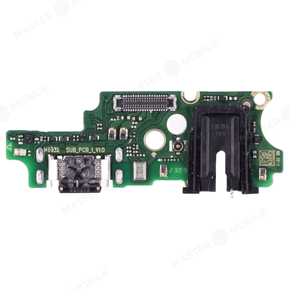 Нижняя плата для Infinix Hot 40 (X6836) / Hot 40 Pro (X6837) / Tecno Spark 20 Pro (KJ6) с комп. + разъем зарядки + микрофон (ORIG100) фото №1