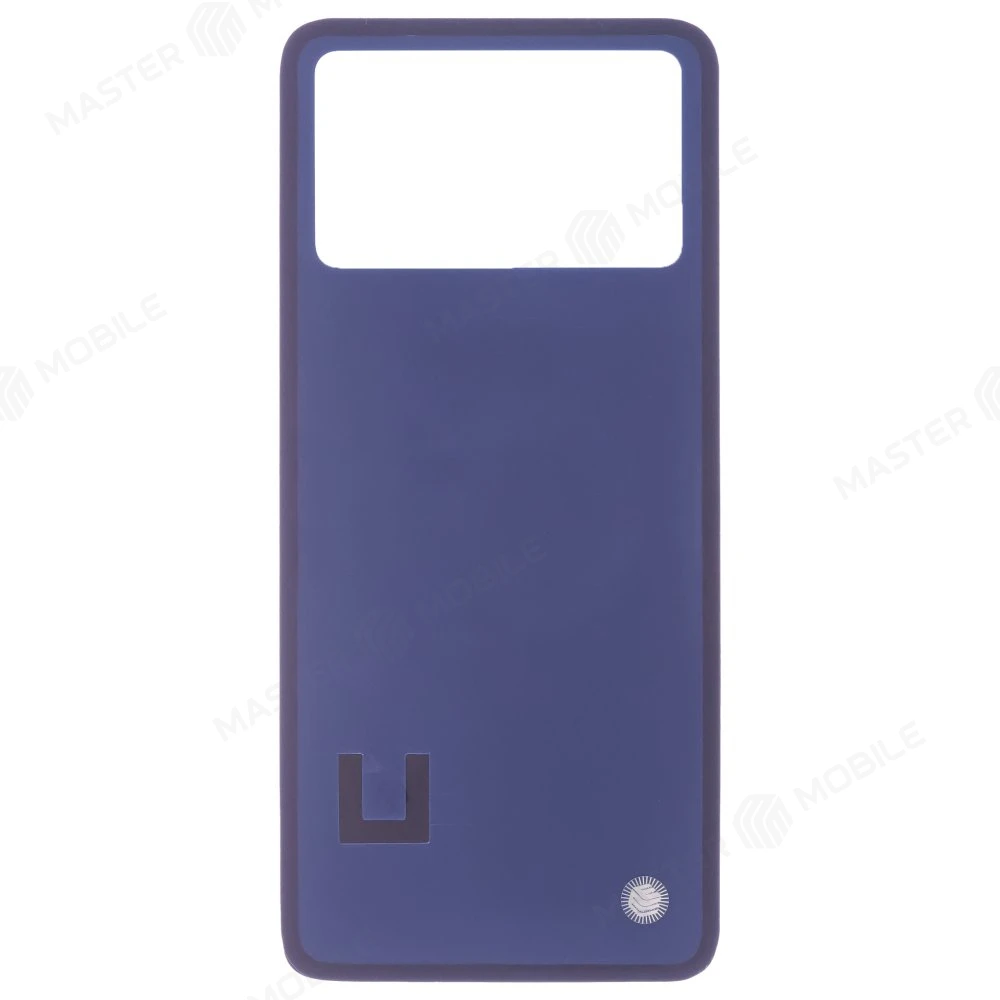 Задняя крышка для Xiaomi Poco X4 Pro 5G (2201116PG) (синий) фото №2
