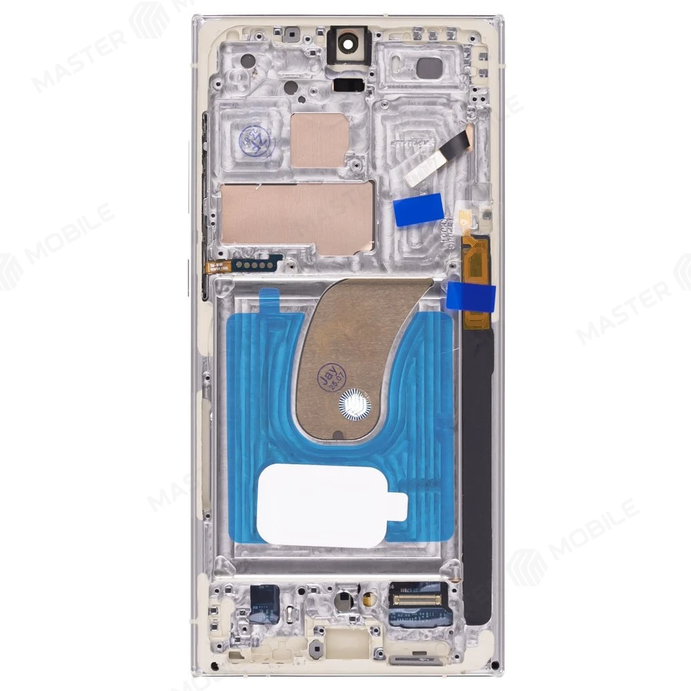 Дисплей для Samsung S918 Galaxy S23 Ultra + тачскрин (серебристый) (в рамке) (OLED) (Full Size) фото №2