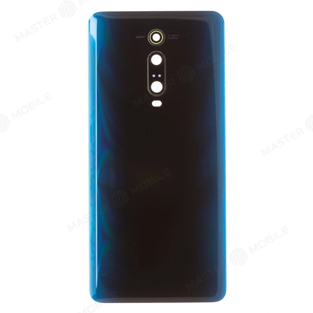 Задняя крышка для Xiaomi Mi 9T (M1903F10G) / Mi 9T Pro (M1903F11G) (синий) (в сборе со стеклом камеры) (ORIG100)  фото №1