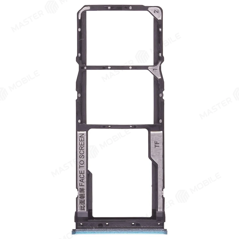 Держатель сим-карты для Xiaomi Redmi Note 9 Pro (M2003J6B2G) / Redmi Note 9S (M2003J6A1G) (зеленый)  фото №1