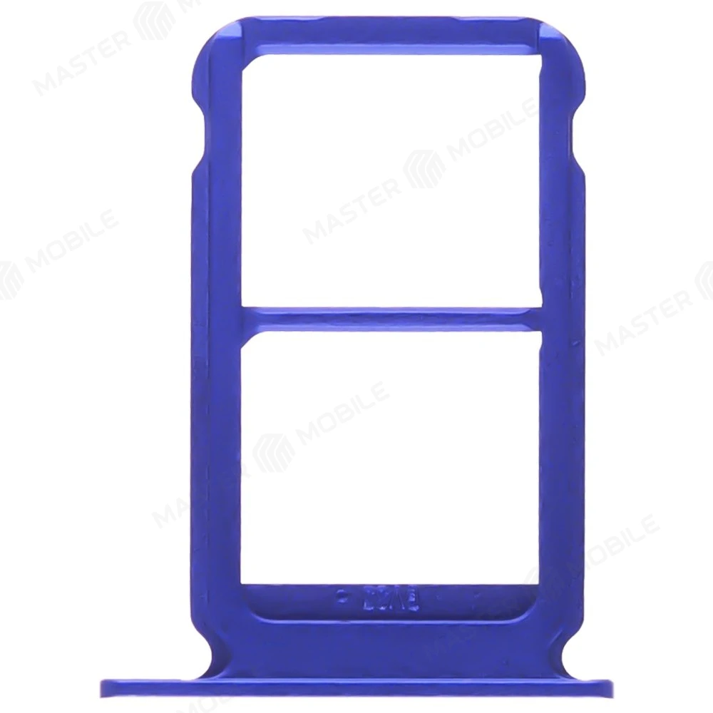 Держатель сим-карты для Huawei Honor 10 (COL-L29) (синий) фото №2