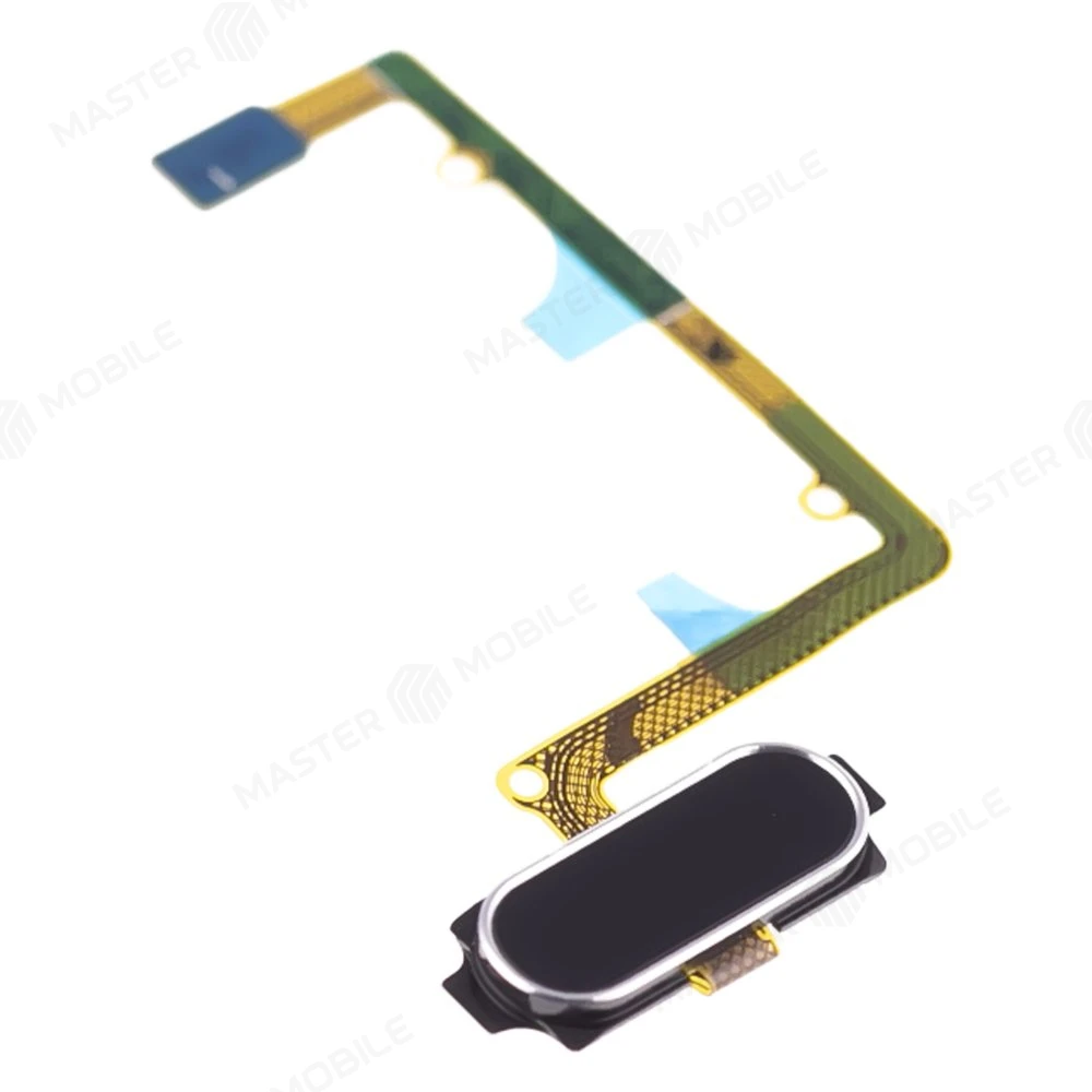 Шлейф для Samsung A510 Galaxy A5 (2016) с комп. + кнопка Home (черный)  фото №3