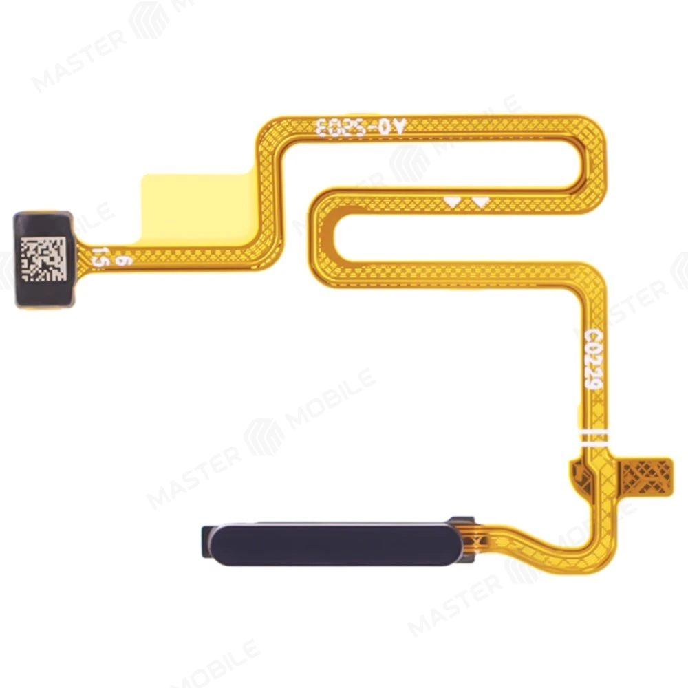 Шлейф для OPPO A55 4G (CPH2325) / A74 5G (CPH2197) с комп. + сканер отпечатка пальца (черный) фото №1