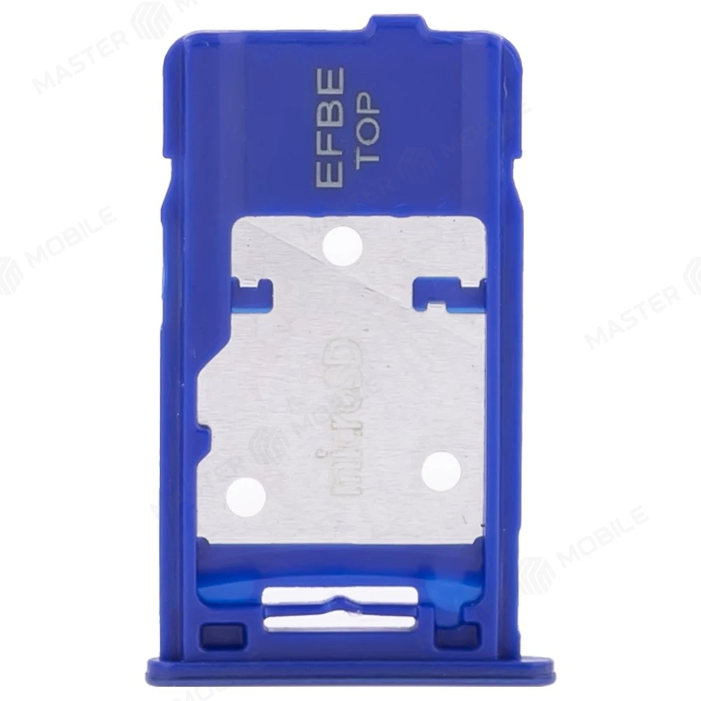 Держатель сим-карты для Samsung M317 Galaxy M31s (синий) фото №2