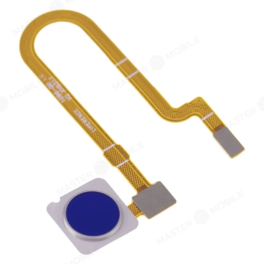 Шлейф для Xiaomi Mi 8 Lite (M1808D2TG) с комп. + сканер отпечатка пальца (синий)  фото №3