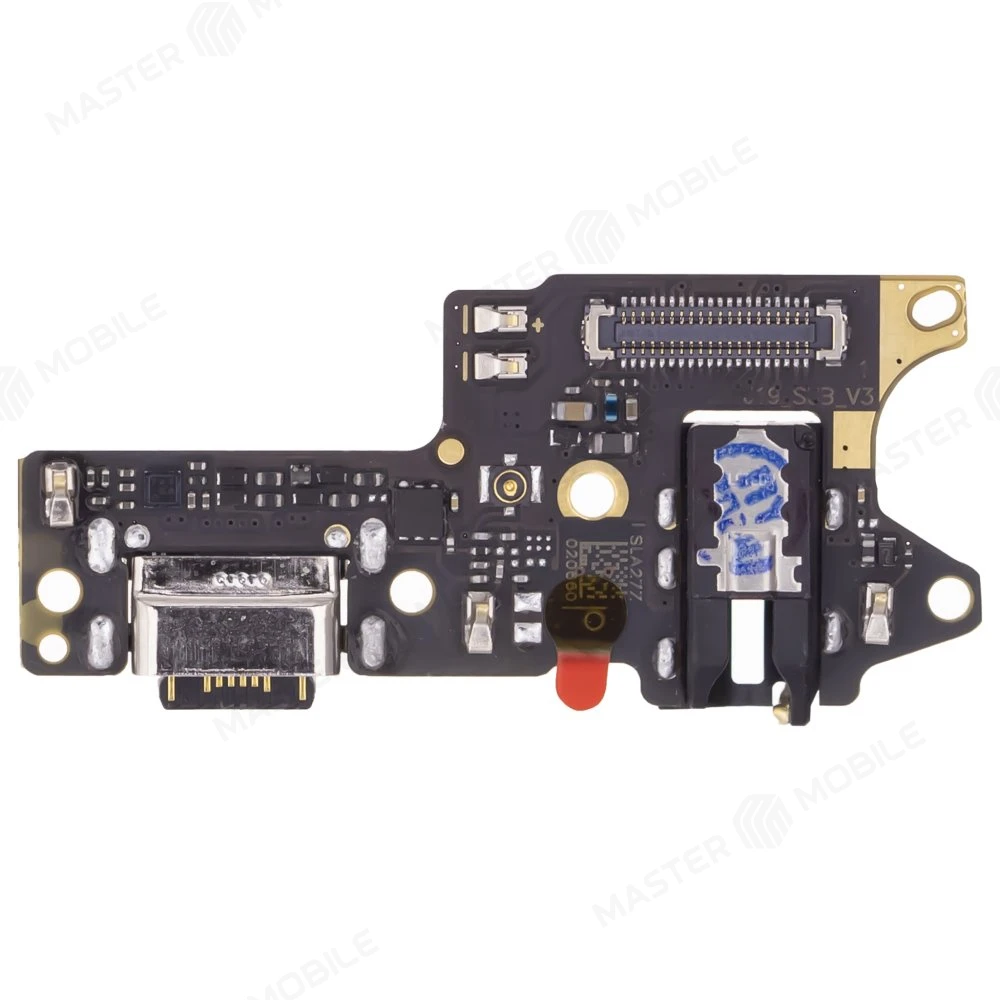 Нижняя плата для Xiaomi Redmi 9 (M2004J19G) с комп. + разъем зарядки + разъем гарнитуры + микрофон (ORIG100) фото №1