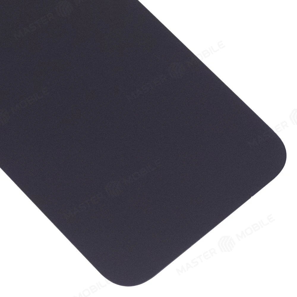 Задняя крышка для Apple iPhone 15 Pro Max (черный) (с широким отверстием) (Premium) фото №4