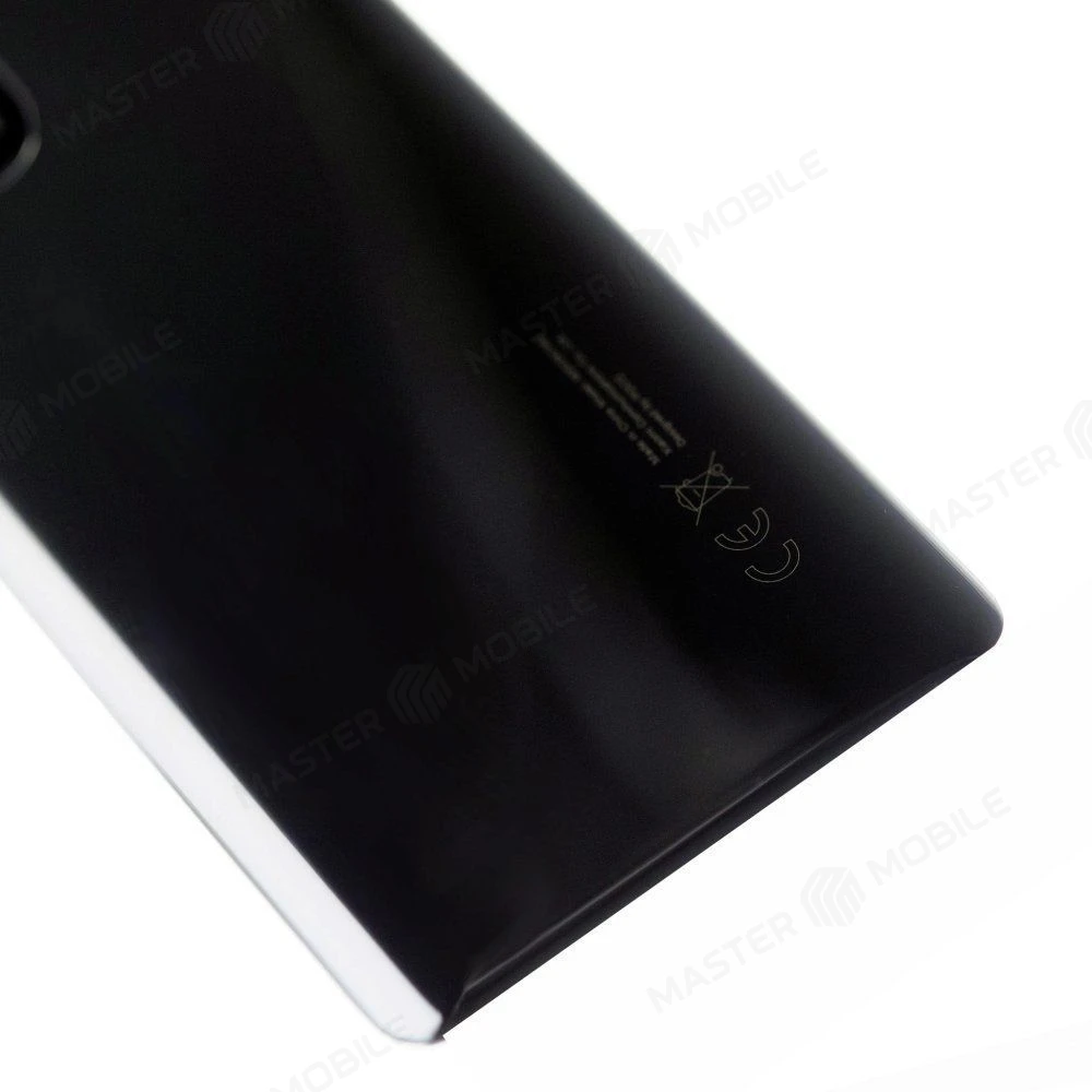 Задняя крышка для Xiaomi Poco F3 (M2012K11AG) (черный) (в сборе со стеклом камеры) (ORIG100)  фото №4