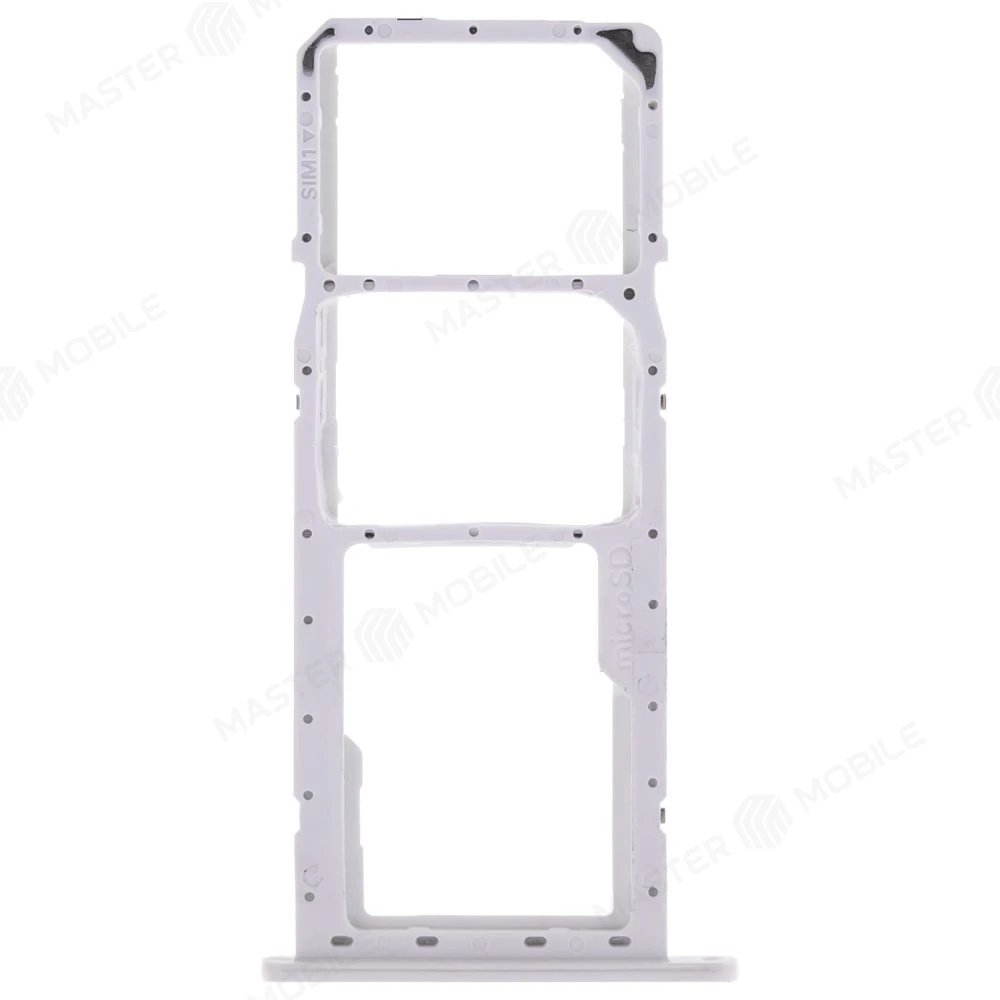 Держатель сим-карты для Samsung A037 Galaxy A03s (белый) фото №1