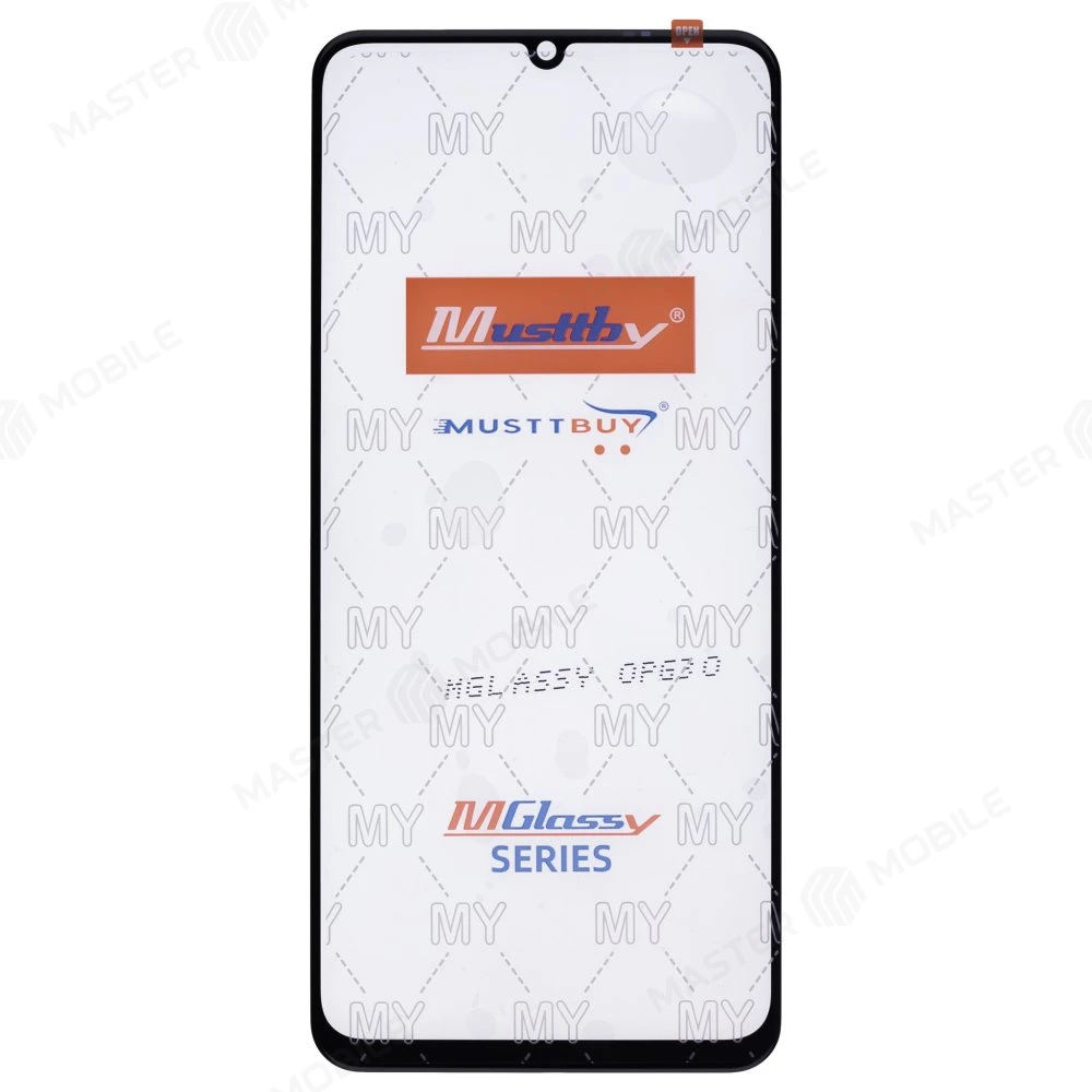 Стекло модуля для Realme C51 (RMX3830) / C53 (RMX3760) + OCA (черный) (Musttby) фото №1