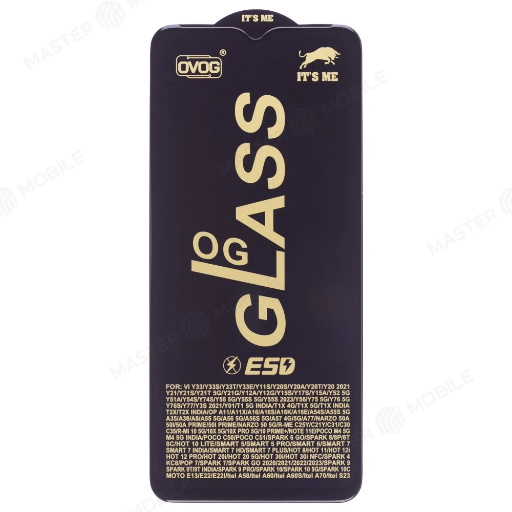 Защитное стекло OG Glass для Infinix Note 30i (X6716) (черный) фото №1