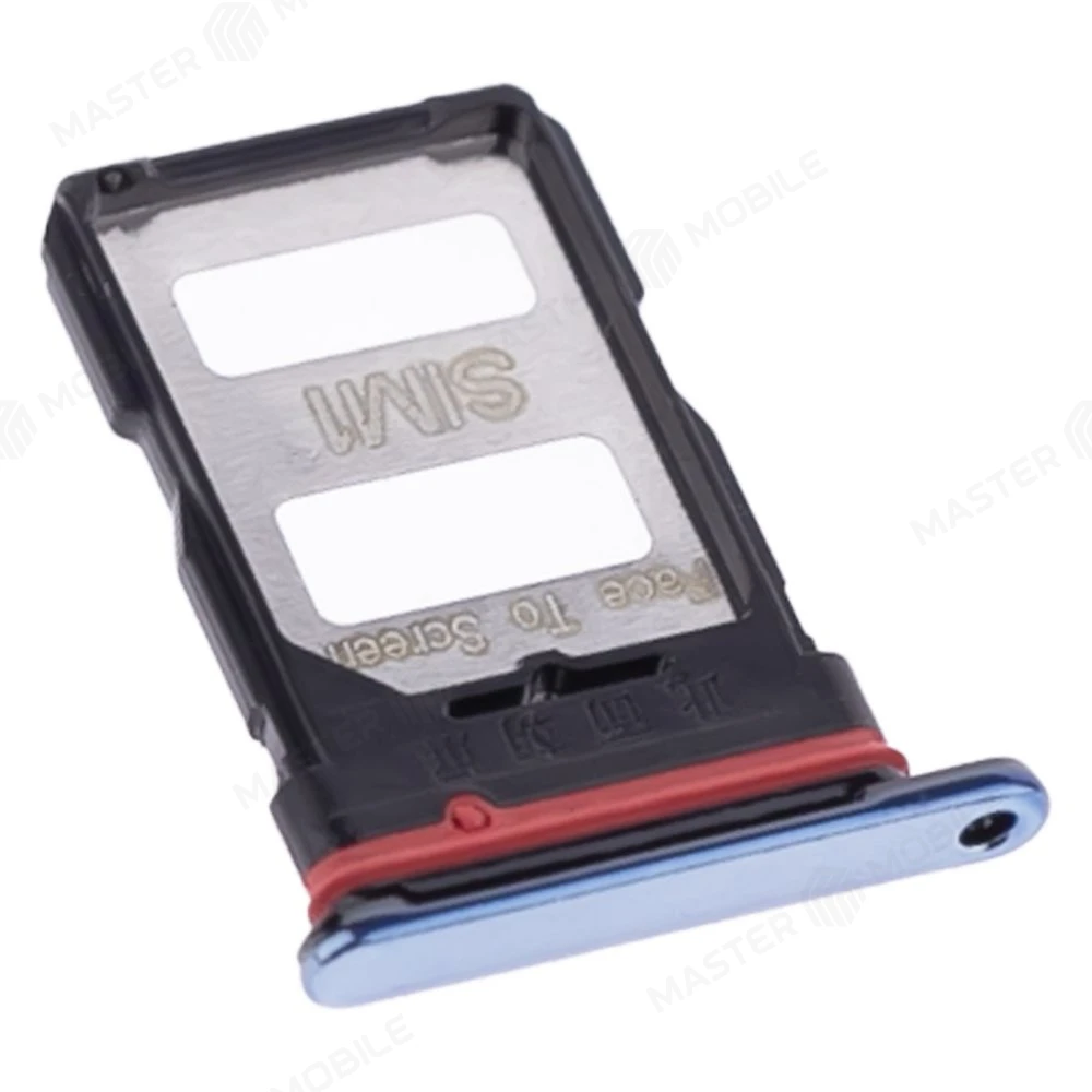 Держатель сим-карты для Xiaomi Poco F3 (M2012K11AG) / Mi 11i (M2012K11G) (синий) фото №3