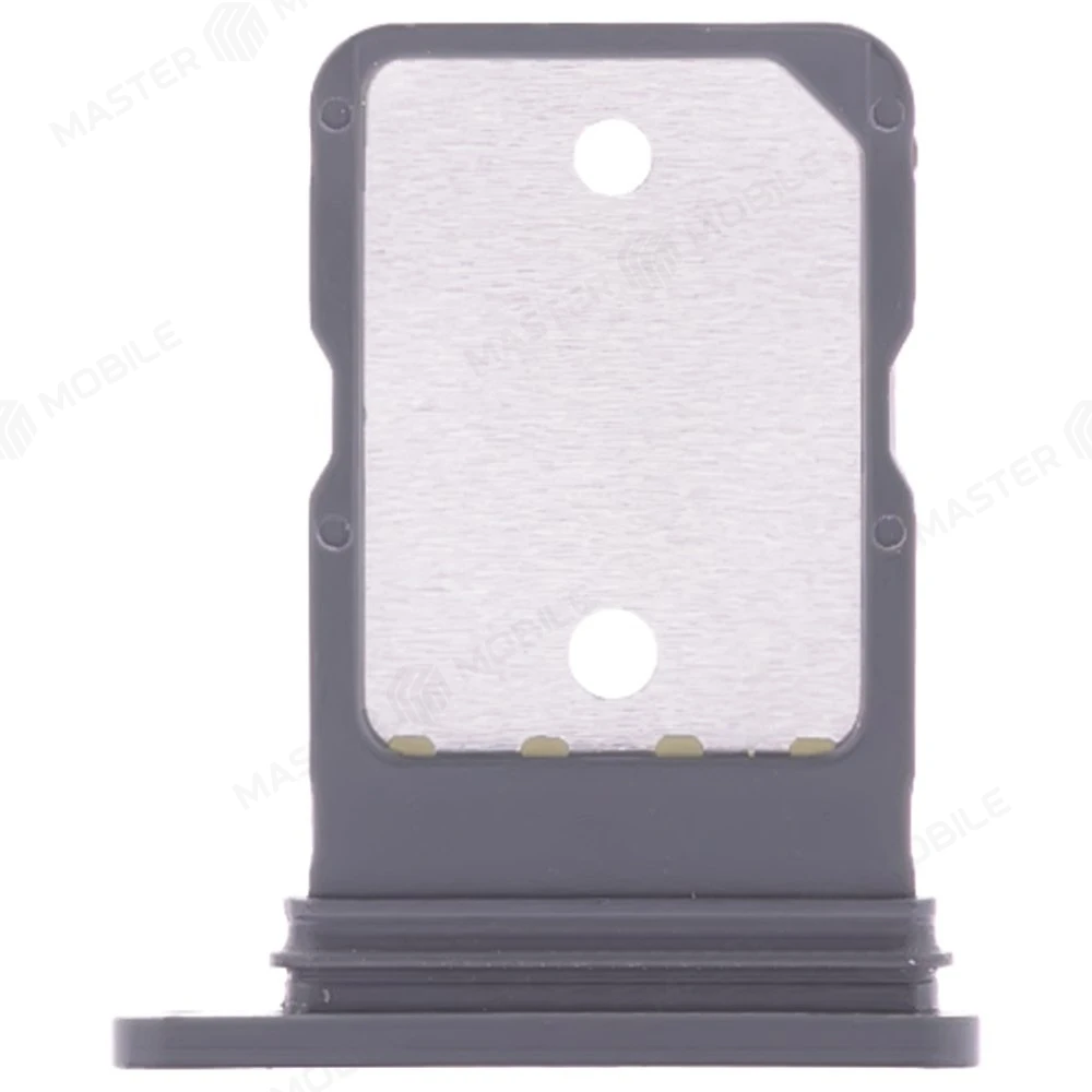 Держатель сим-карты для Google Pixel 5A 5G (G1F8F/G4S1M) (черный) фото №1