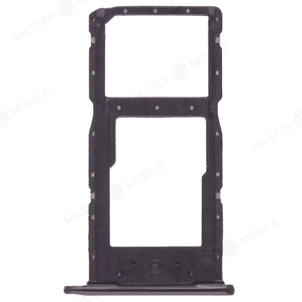 Держатель сим-карты для Huawei P Smart 2019 (POT-LX1) / Honor 20e (HRY-LX1T) (черный) фото №2