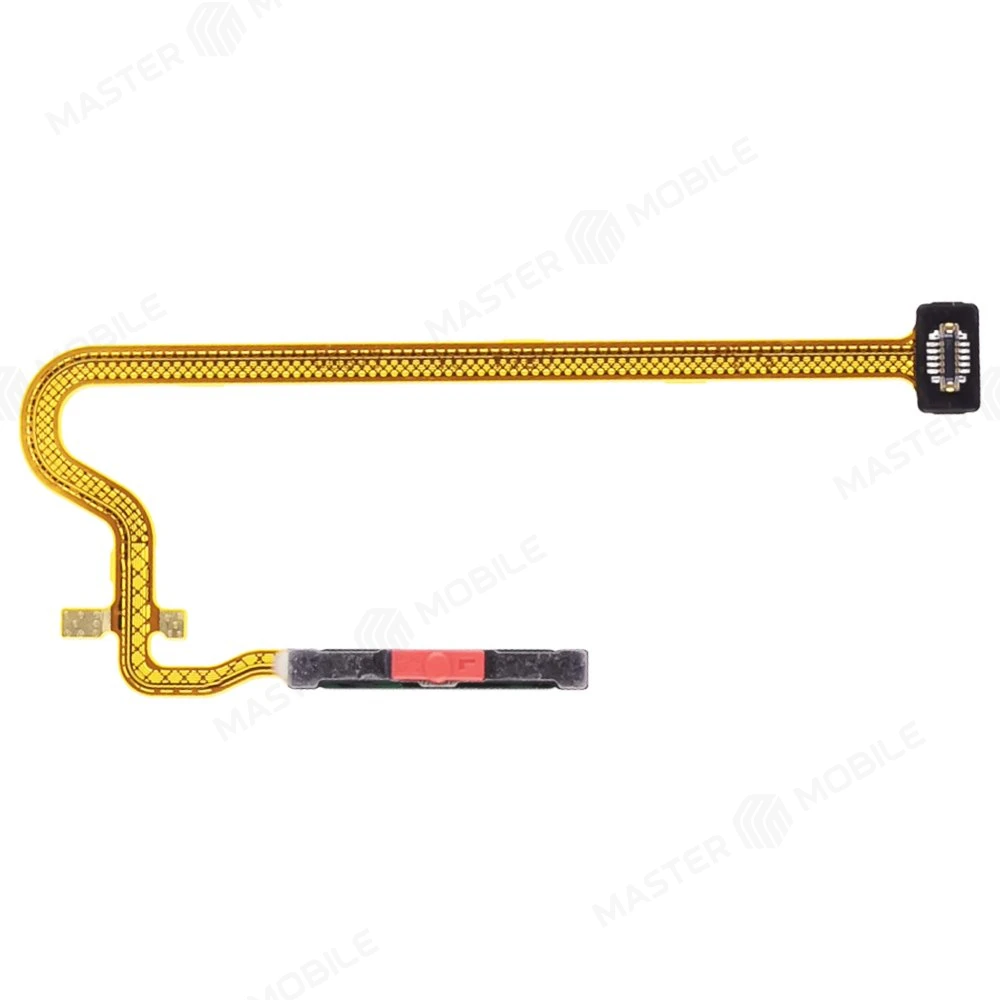 Шлейф для Realme C65 4G (RMX3910) с комп. + сканер отпечатка пальца (черный) фото №2