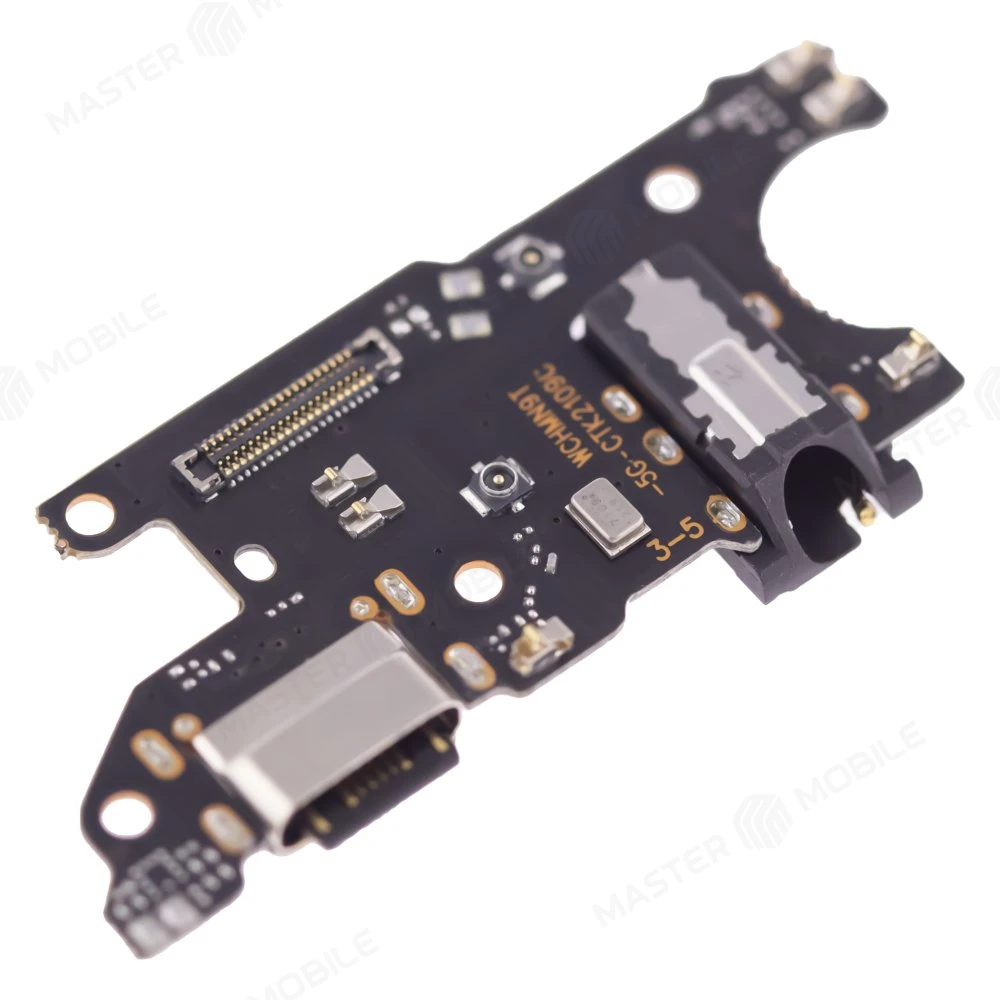 Нижняя плата для Xiaomi Redmi Note 9T (M2007J22G) с комп. + разъем зарядки + разъем гарнитуры + микрофон  фото №3