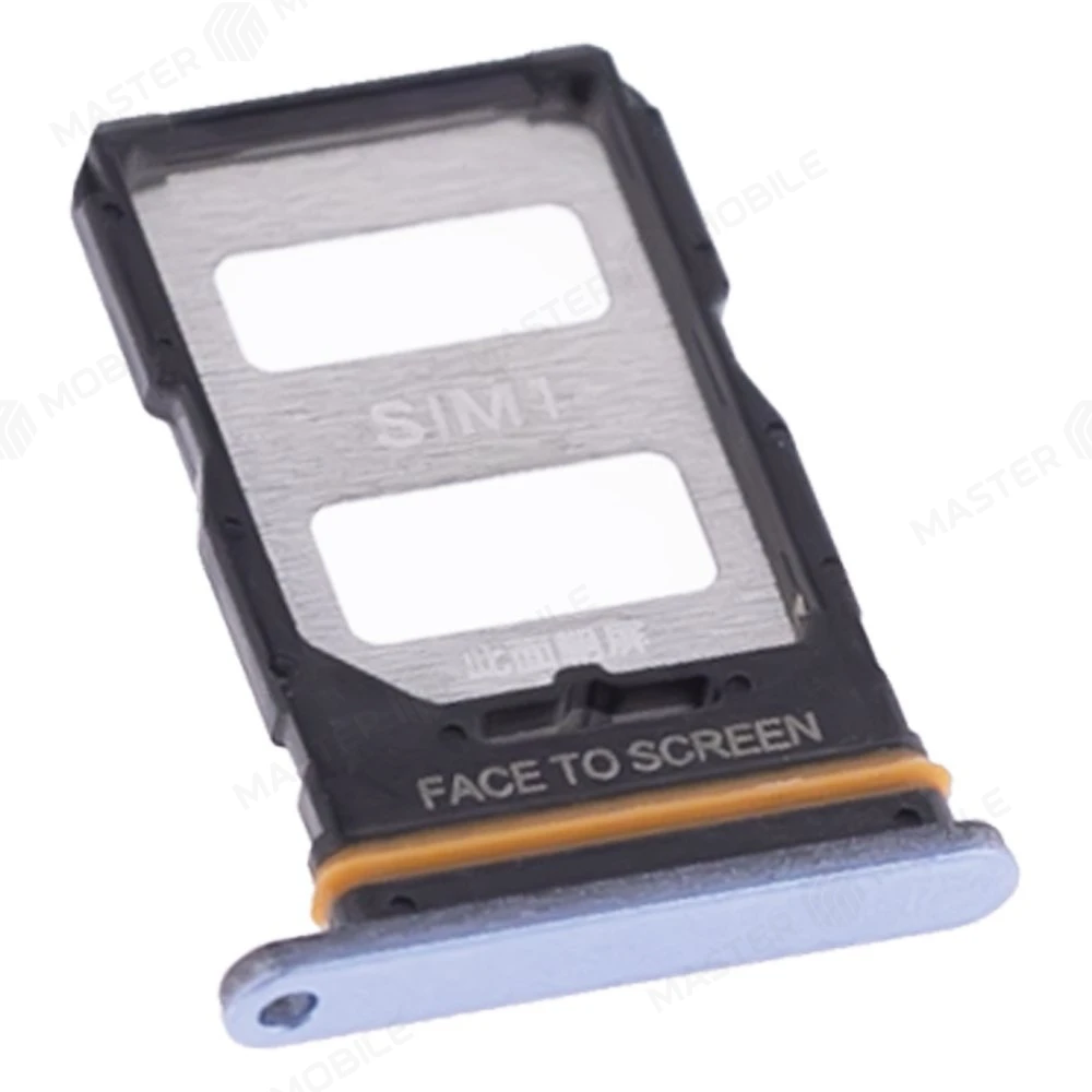 Держатель сим-карты для Xiaomi Poco X4 GT (22041216G) (синий) фото №3