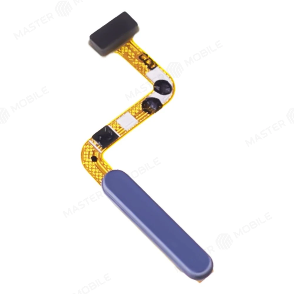 Шлейф для Samsung M225 Galaxy M22 / M325 Galaxy M32 / M526 Galaxy M52 5G с комп. + сканер отпечатка пальца (кнопка включения) (синий) фото №3