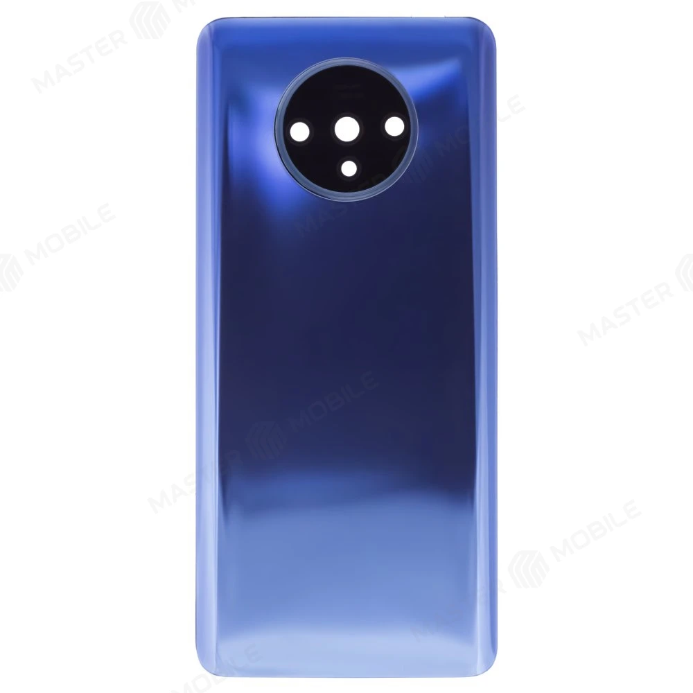 Задняя крышка для OnePlus 7T (синий) (в сборе со стеклом камеры) фото №1