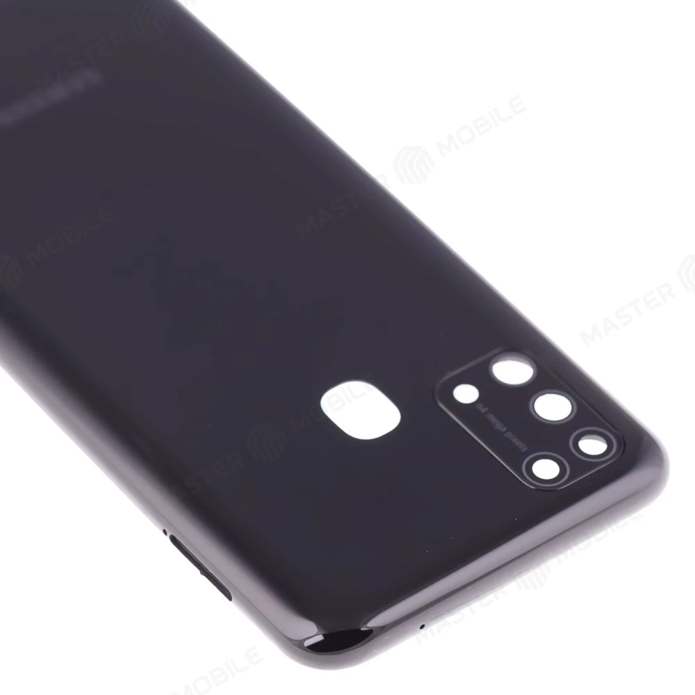 Задняя крышка для Samsung M315 Galaxy M31 (черный) (в сборе со стеклом камеры) фото №3