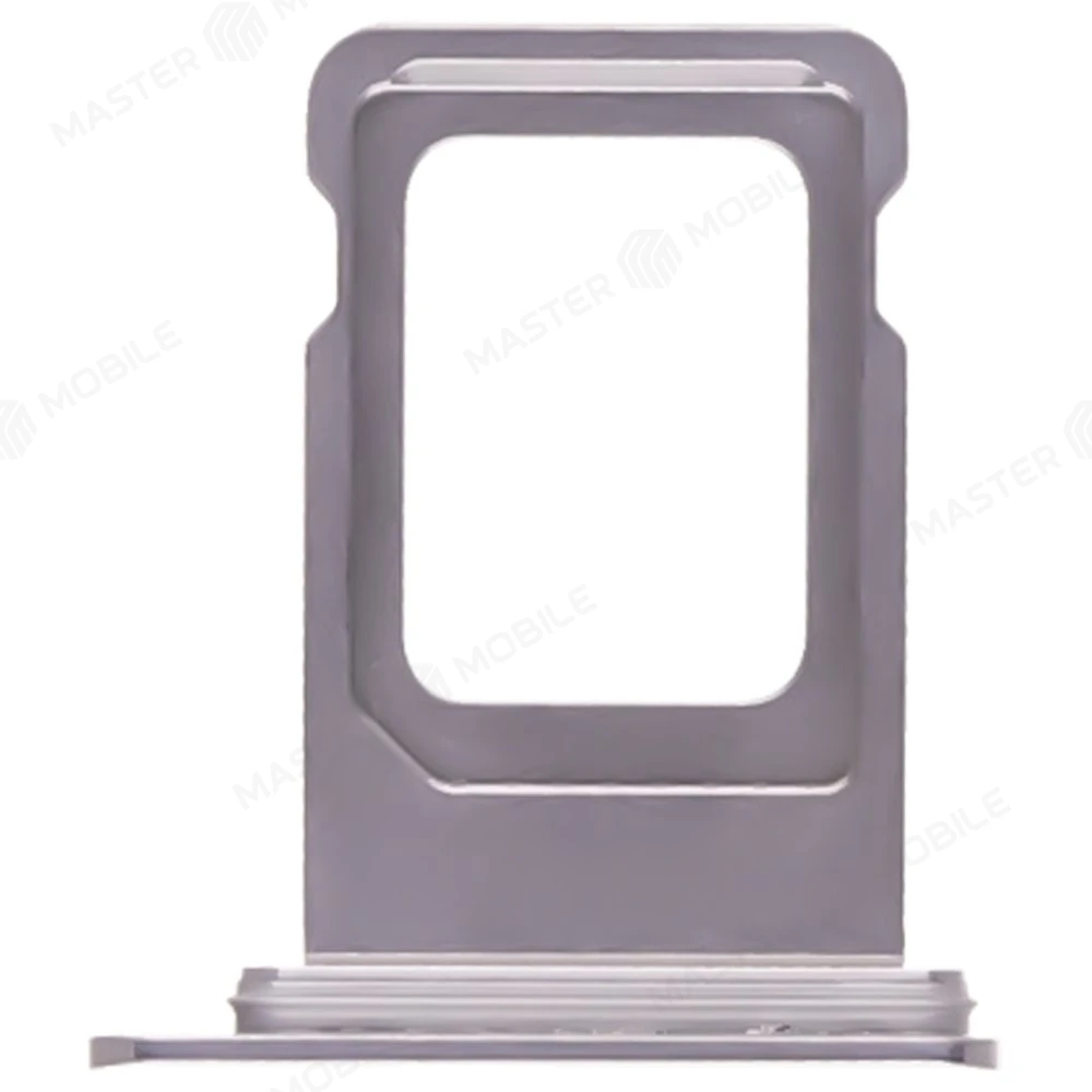 Держатель сим-карты для Apple iPhone Xs Max (серебристый) фото №1