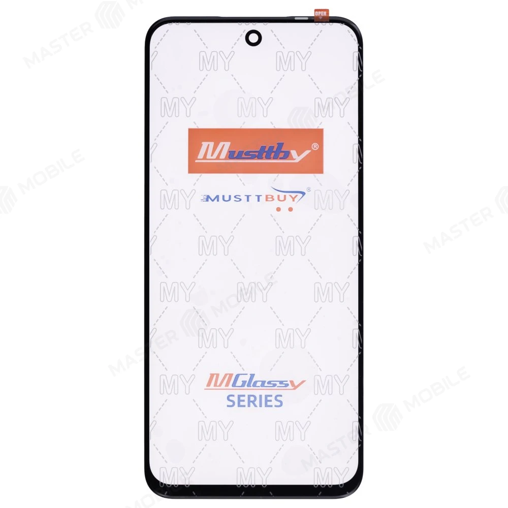 Стекло модуля для Infinix Hot 50 4G (X6882) + OCA (черный) (Musttby) фото №1