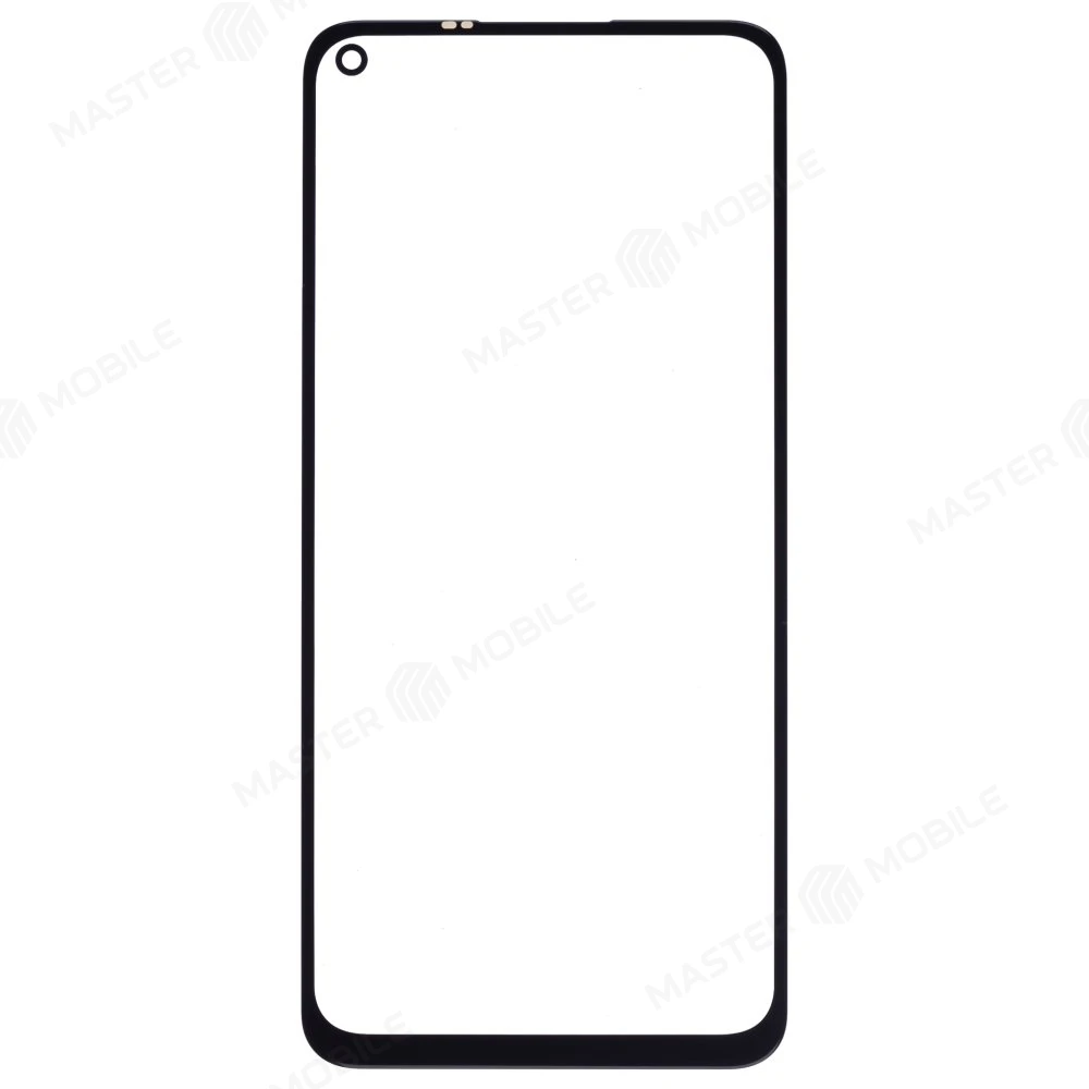 Стекло модуля для Xiaomi Redmi Note 9 (M2003J15SG) / Redmi 10X + OCA (черный)  фото №1