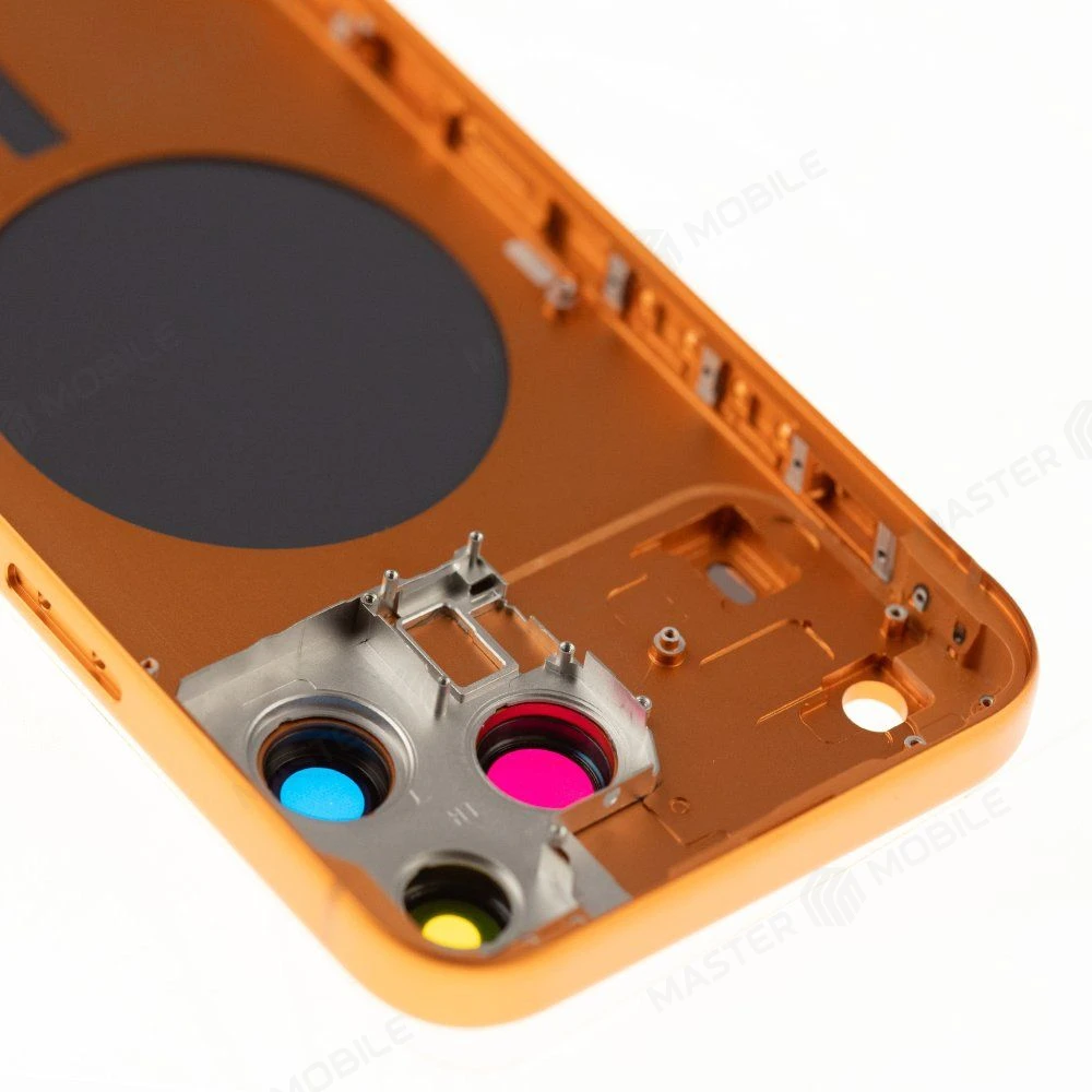 Корпус для Apple iPhone 14 Pro Max в дизайне Apple iPhone 17 Pro Max (оранжевый) (Premium) фото №3